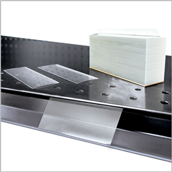clear plastic price chip
