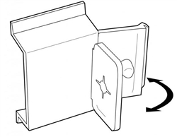 Self-Piercing Flag Style Sign Holder