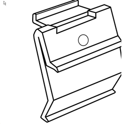 Self-Piercing Flush Sign Holder