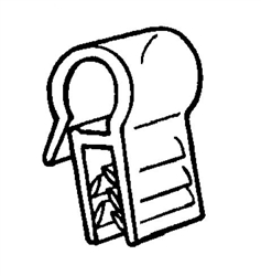 Gripper Sign Holder for Wire 1/2" Width