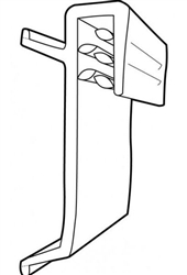 Gripper Flush Channel Sign Holder