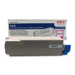 OKI Data C610 Magenta Toner Cartridge 6k Yield
