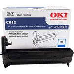 OKI C612 Color laser printer Cyan 30k image drum