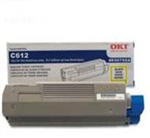 OKI Data C612 Yellow  Toner Cartridge 6k Yield