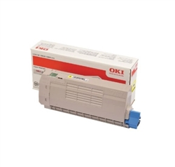 OKI Data C712 Yellow Toner Cartridge 11.5k Yield