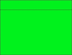 R001012-G 1up w/Margin Blank Fluorescent Green on Uncoated Card Stock (formerly 97510-G)