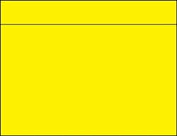 R001012-Y 1up w/Margin Blank Fluorescent Yellow on Uncoated Card Stock (formerly 97510-Y)