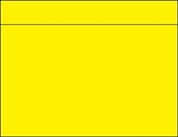 R001012-Y 1up w/Margin Blank Fluorescent Yellow on Uncoated Card Stock (formerly 97510-Y)
