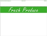 1 Up "Fresh Produce" Department Signs