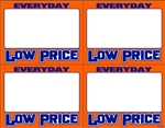 R004005 4up Laser Bright Fluorescent 'Everyday Low Price' on Glossy Sign Stock (formerly #90735)