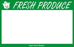4 Up Piggly Wiggly "Fresh Produce" Department Signs