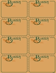 R008080 8up Bakery Department Sign on Uncoated Card Stock
