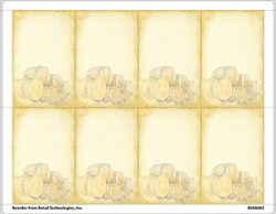 R008092 8up Fine Wine & Spirts Adhesive Shelf Talker 2-1/2" x 3-27/32" 500 sheet pack