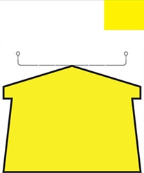 R009013 9up Adhesive Yellow Arrow Shelf Talker