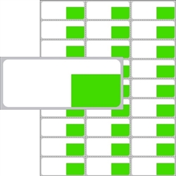 27 labels on a sheet with green price box. Formerly used by AG FL grocers