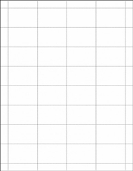 R032002-BLANK 32up Blank Non-Adhesive Price Tag Uncoated Stock (formerly #91055)